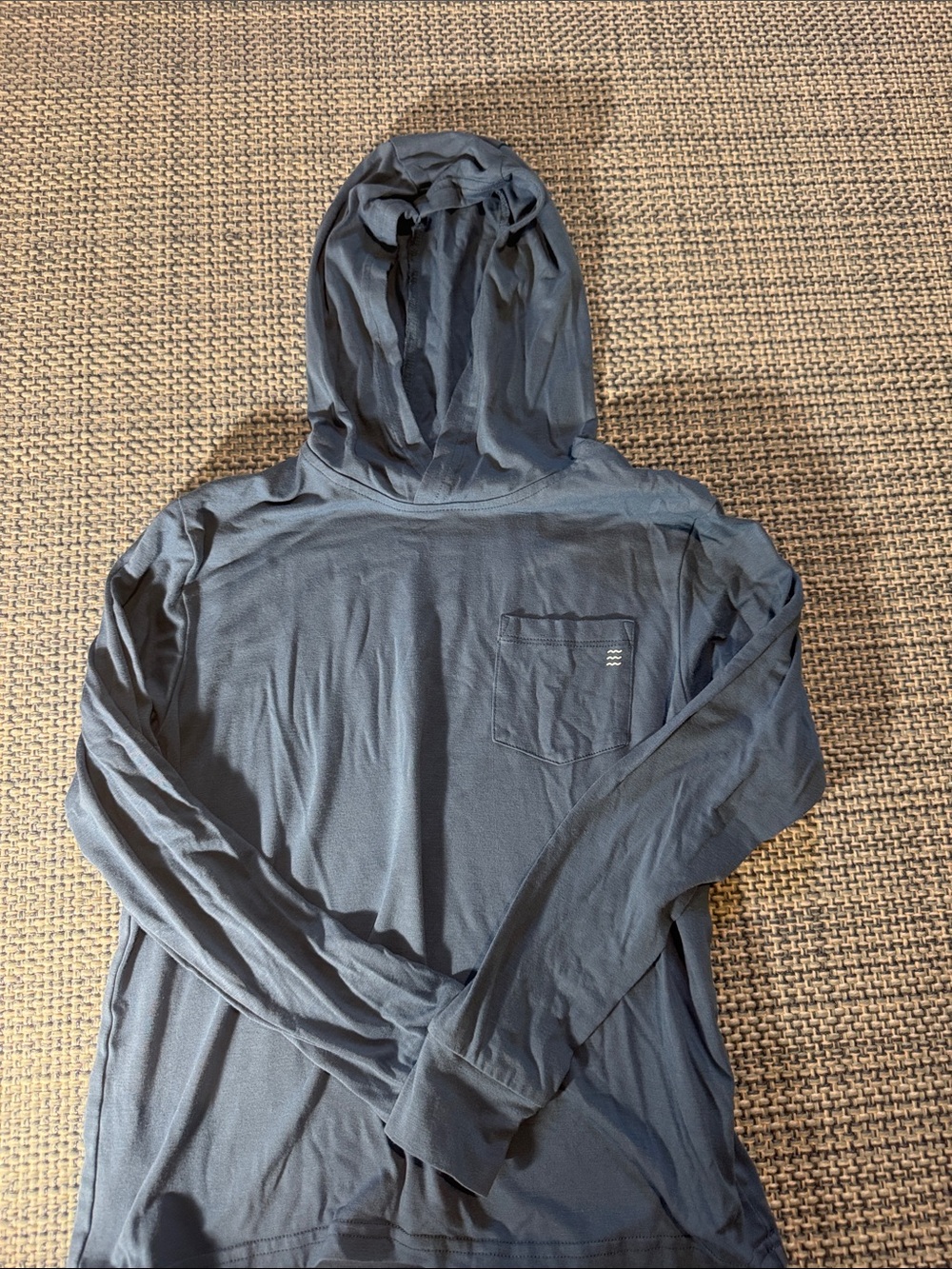 Boys Lightweight Hooded Long-Sleeve swim Shirt - Charcoal